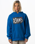 SUDADERA CALIDAD DISANIMED AZUL HOLGADA