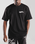camiseta urbana oversized demon race hotwheels modelo