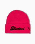 gorro rojo de lana disanimed con bordados