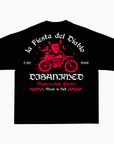 CAMISETA DISANIMED LA FIESTA DEL DIABLO BLCK