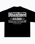CAMISETA DISANIMED LEYENDS NEVER DIE BLACK